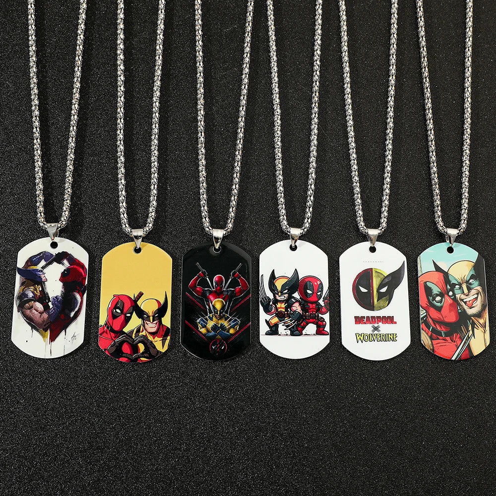 Military Stainless Steel Marvel Theme Deadpool Wolverine Theme Penda DHG World