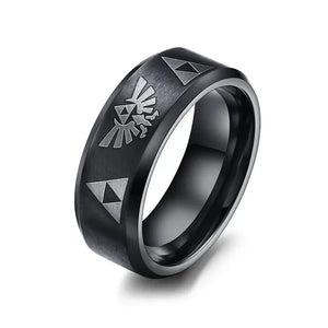 CAXYBB Stainless Steel The Legend of Zelda Triforce Ring - Gaming, Fantasy