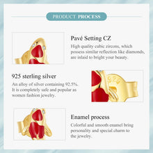 Vintage/Elegant, 925 Sterling Silver, Koi Carp Theme, Stud Earrings - Ladies/Women