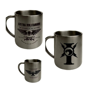 Gothic, Stainless Steel, Warhammer 40K (40,000) Cup/Mug - Double Headed Eagle