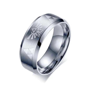 CAXYBB Stainless Steel The Legend of Zelda Triforce Ring - Gaming, Fantasy