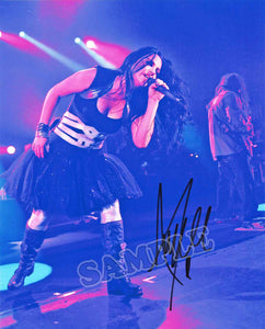 Signed Digital Print, 8"x10", Photo, Amy Lee (Singer/Songwriter - Evanescence)