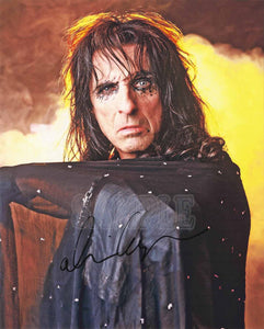 Signed Digital Print, 8"x10", Photo, Alice Cooper (Singer/Songwriter)