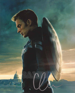 Signed/Autographed Digital Print, 8"x10", Chris Evans (Captain America - Winter Soldier) Photo