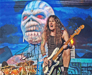 Signed/Autographed Digital Print, 10"x8", Steve Harris (Singer, Iron Maiden) Photo