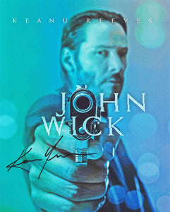 Signed/Autographed Digital Print, 8"x10", Keanu Reeves (Actor - John Wick) Photo