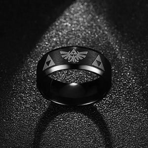 CAXYBB Stainless Steel The Legend of Zelda Triforce Ring - Gaming, Fantasy