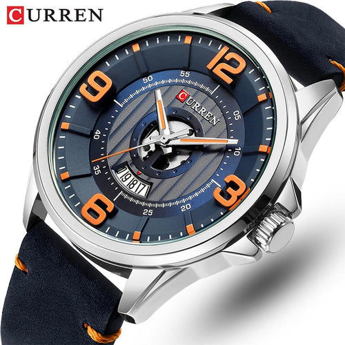 CURREN Sports / Designer Analog Quartz Watch - Men's / Gents, Water Resistant 30m