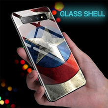 Marvel / DC Superhero Theme Tempered Glass Samsung Galaxy Case - S20 S10 S9 S8 Note 20 Note 10 Note 9 Note 8 Ultra Plus, Pro
