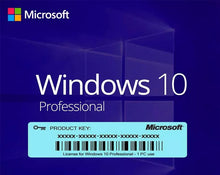 Original, Genuine Microsoft Windows 10 Professional (32/64 bit) Retail Activation Key / Code