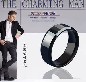 Elegant / Classic, Plain, Titanium Ring - Men's / Gents, Different Colours