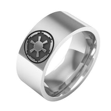 Stainless Steel Classic, The Empire Symbol / Star Wars Themed Ring - Unisex, Men's, Women's