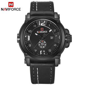 NAVIFORCE Business Style Stainless Steel Quartz Watch - Men's / Gents, Water Resistant