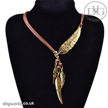 MEYFLINN Elegant Feathers Theme Ladies Necklace / Choker