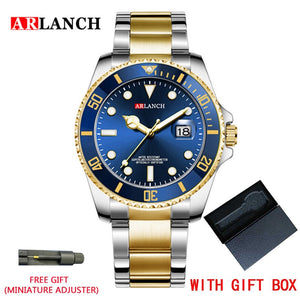 ARLANCH Luxury / Business, Stainless Steel, Analog, Quartz Watch - Men's / Gents, Water Resistant 30m