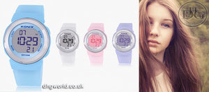 XONIX Sports, Fun, Digital Ladies / Women's Watch - Water Resistant (100m / 10 Bar), LED Display, Chronograph