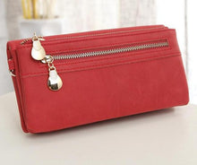 MIYAHOUSE Fashion Brand PU Leather Long Purse / Wallet - Ladies / Women's, Large, High Capacity, Card Holder