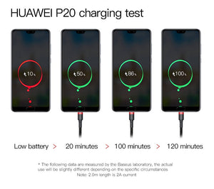 BASEUS USB Type C Data / Fast Charging Cable (0.5, 1, 2, 3m) - Samsung, Huawei, Xiaomi, LG, Smartphones