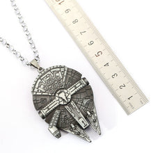 Classic/Trendy, Metal, Star Wars - Millennium Falcon / Star Ship Theme Pendant / Necklace - Unisex