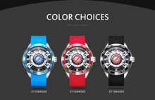 SINOBI Creative Speed Design Stainless Steel Quartz Watch - Men's / Gents