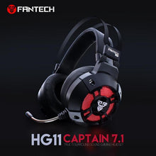 FANTECH HG11 Captain, Virtual 7.1 Channel Surround Sound Professional USB Gaming Headset / Headphones with Mic