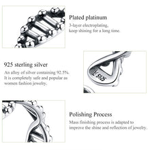 BAMOER Original Design 925 Sterling Silver Adjustable DNA Theme Ring - Ladies / Women's
