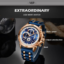 LIGE Business / Luxury Quartz, Stainless Steel, Designer Watch - Men's / Gents, Water Resistant