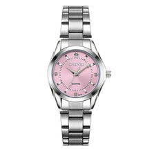CHENXI Elegant Stainless Steel Quartz Watch - Ladies / Women's, Water Resistant, CZ