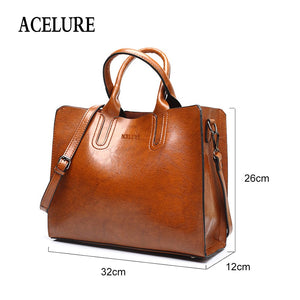 ACELURE Spanish High Quality Large PU Leather Tote / Shoulder Handbag - Ladies / Women's