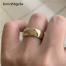 KNIGHTODE Fantasy, Lord of the Rings, 6mm Tungsten Carbide (The One Ring / Ring of Power) - Unisex