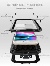 Luxury Doom Armour Aluminium Case for Apple iPhones (13 12 11 SE2020 Mini Max Pro) - Shock / Water / Dirt Resistant