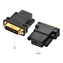 24K Gold Plated DVI (Male) to HDMI (Female) Adapter / Converter - 1080P, HDTV, Monitor, Laptop, Desktop