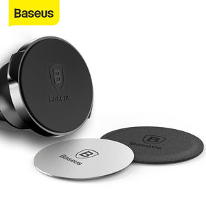 BASEUS Extra Magnetic Metal / Leather Adhesive Discs for In Car Mobile Phone / Sat Nav Devices