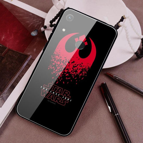 Star Wars Theme Tempered Glass Huawei Smartphone Case - P20 P30