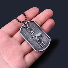 Military / Classic Silver, Gaming, Counter-Strike Go Theme Pendant / Dog Tag / Necklace