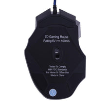 Trendy Ergonomic USB Wired LED Optical 7 Button Gaming Mouse - 5500DPI, PC, Laptop, Colour Changing