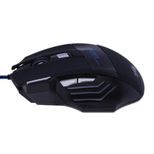 Trendy Ergonomic USB Wired LED Optical 7 Button Gaming Mouse - 5500DPI, PC, Laptop, Colour Changing