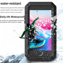 Luxury Doom Armour Aluminium Case for Apple iPhones (13 12 11 SE2020 Mini Max Pro) - Shock / Water / Dirt Resistant