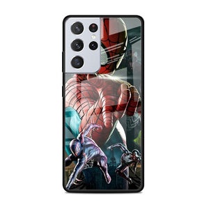 Marvel's, Spider-Man, Tempered Glass Samsung Galaxy S21 Cases - 5G Plus Ultra