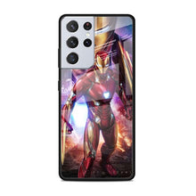 Marvel's, Iron Man, Tempered Glass Samsung Galaxy S21 Cases - 5G Plus Ultra
