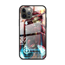 Marvel's, Iron Man, Tempered Glass Apple iPhone Cases - 11 X XR XS SE2020 Pro Max