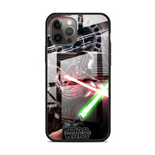 Star Wars Theme, Tempered Glass Apple iPhone Cases - 8 7 6 Plus S