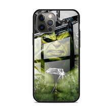 Marvel's, The Hulk, Tempered Glass Apple iPhone Cases - 11 X XR XS SE2020 Pro Max