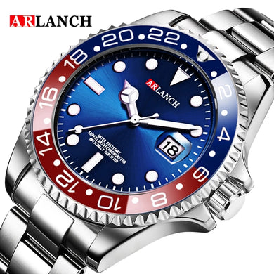 ARLANCH Luxury / Business, Stainless Steel, Analog, Quartz Watch - Men's / Gents, Water Resistant 30m