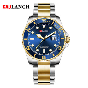 ARLANCH Luxury / Business, Stainless Steel, Analog, Quartz Watch - Men's / Gents, Water Resistant 30m