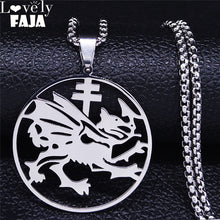 Vintage/Gothic, Stainless Steel, Order of the Dragon, Dracula Theme Pendant / Necklace