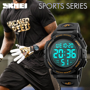 SKMEI Sports, Military Style Digital  Watch - Men's / Gents, 50m Water Resistant