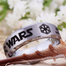 YGK Trendy Style Tungsten Carbide Star Wars Themed Ring - Unisex, Men's, Women's