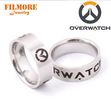 Classic / Trendy Stainless Steel Overwatch Theme Ring - Unisex, Gaming, Cosplay