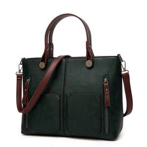 TINKIN Vintage PU Leather High Quality Handbag / Shoulder Bag - Ladies / Women's, Shopping, Work, Casual